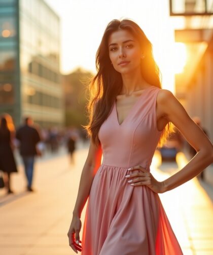 Looks simples et élégants pour associer bottes et robe féminine