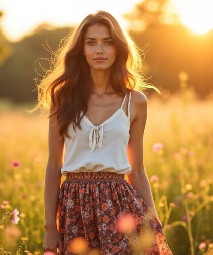 Les secrets pour adopter avec style la jupe longue bohème