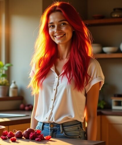 Guide pratique : créer votre propre teinture rouge maison pour des cheveux éclatants