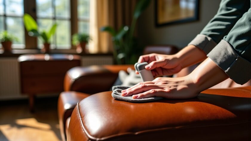 Taches de graisse sur cuir : nos astuces incontournables pour un nettoyage parfait