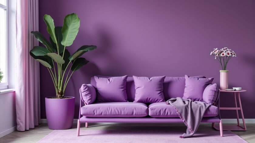 Couleur violette : Découvrez 7 nuances raffinées pour sublimer votre décoration avec modernité