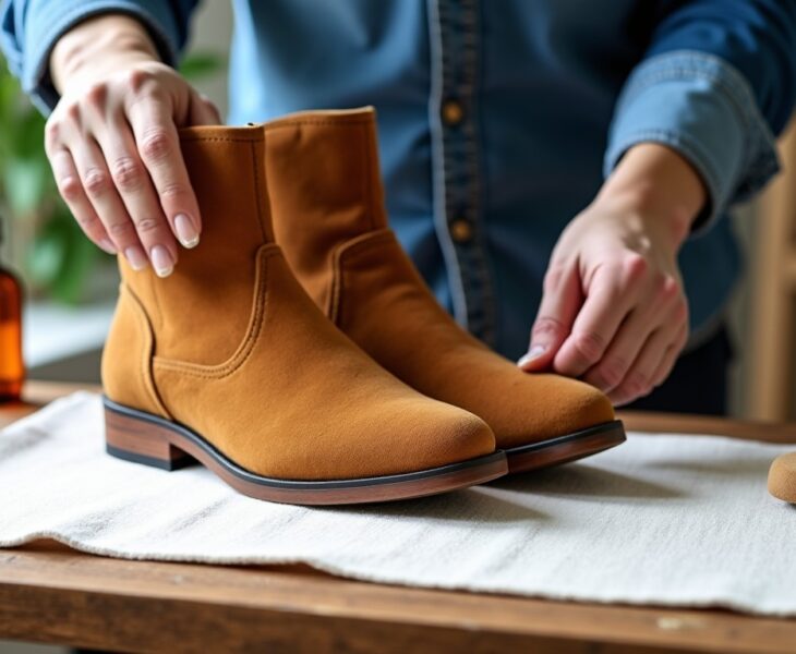Astuces efficaces pour nettoyer vos chaussures en daim tachées