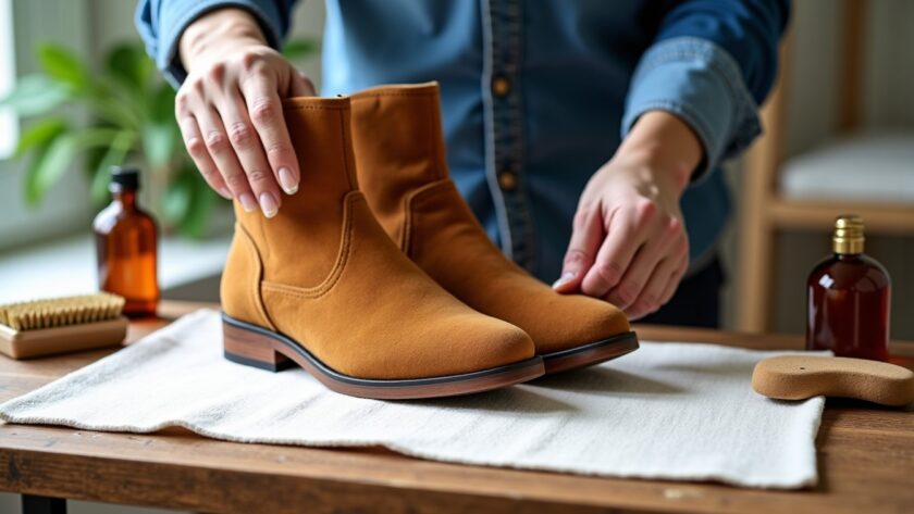 Astuces efficaces pour nettoyer vos chaussures en daim tachées