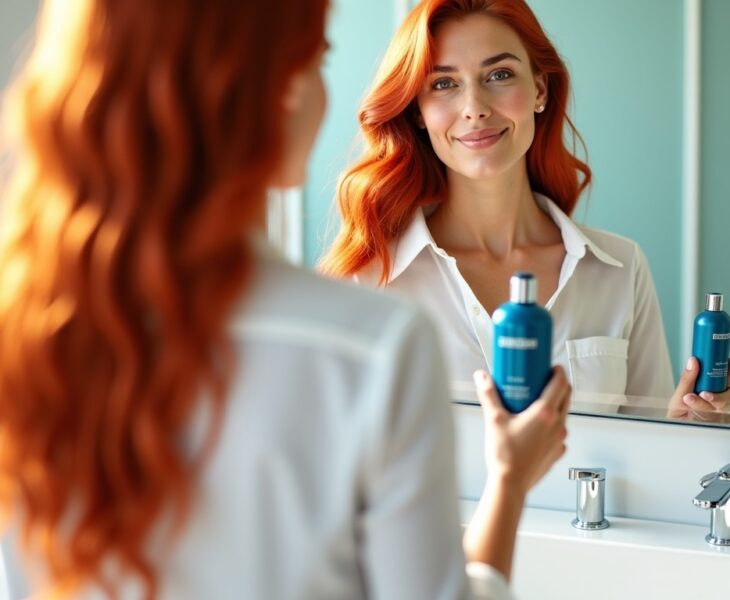 Shampoing bleu anti-roux : découvrez l'efficacité des résultats avant et après