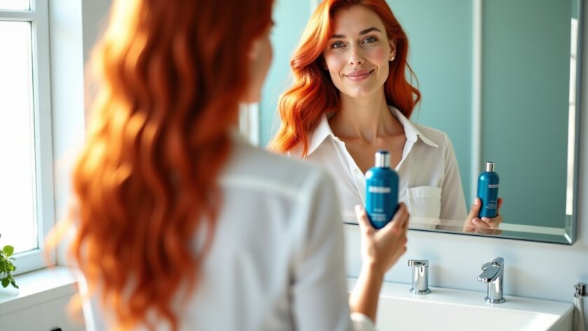 Shampoing bleu anti-roux : découvrez l'efficacité des résultats avant et après