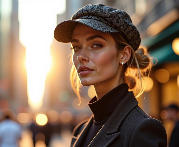 Manières élégantes et tendances de porter la casquette féminine en 2024
