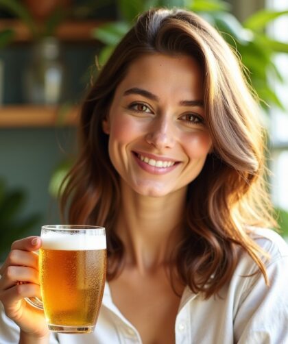 La bière : l'élixir effervescent pour des cheveux éclatants de beauté chez les femmes